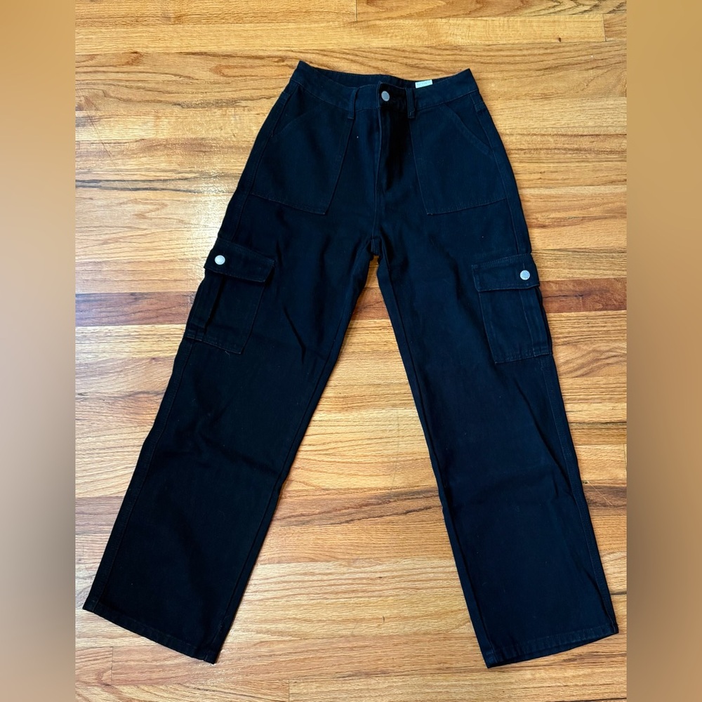 Shein Black Cargo Pants
